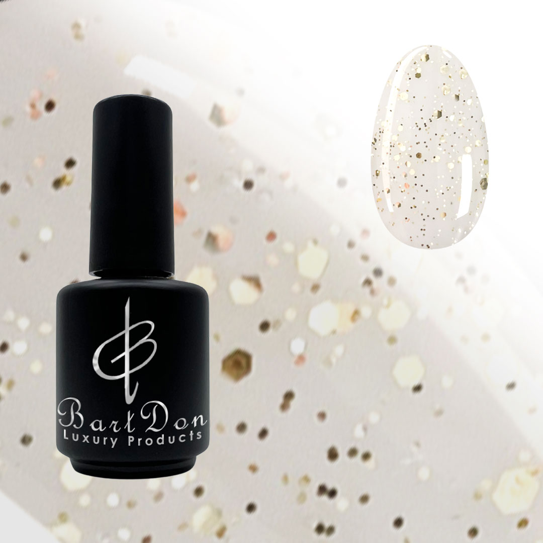 UV Gel Polish - Egg Shell Shiny Gold