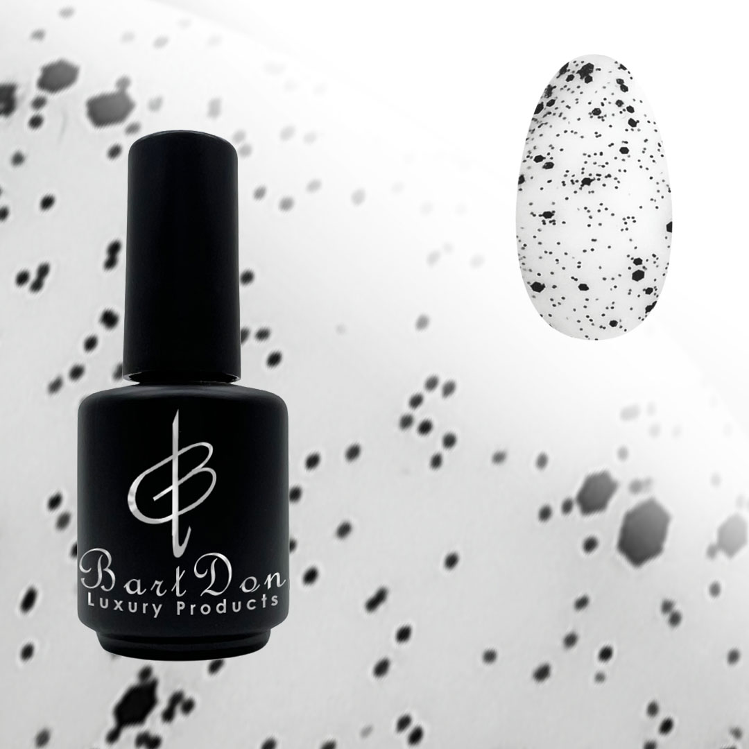 UV Gel Polish - Egg Shell Matt Black