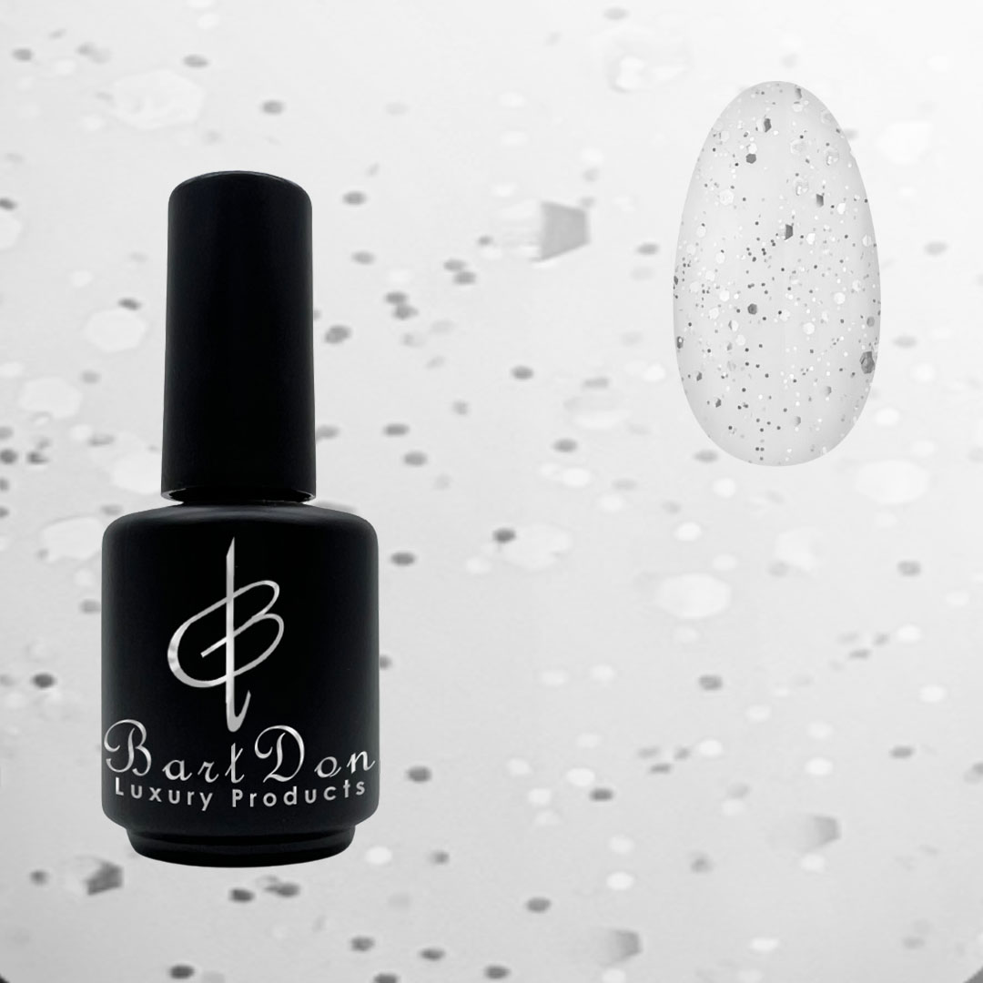 UV Gel Polish - Egg Shell Matt Silver