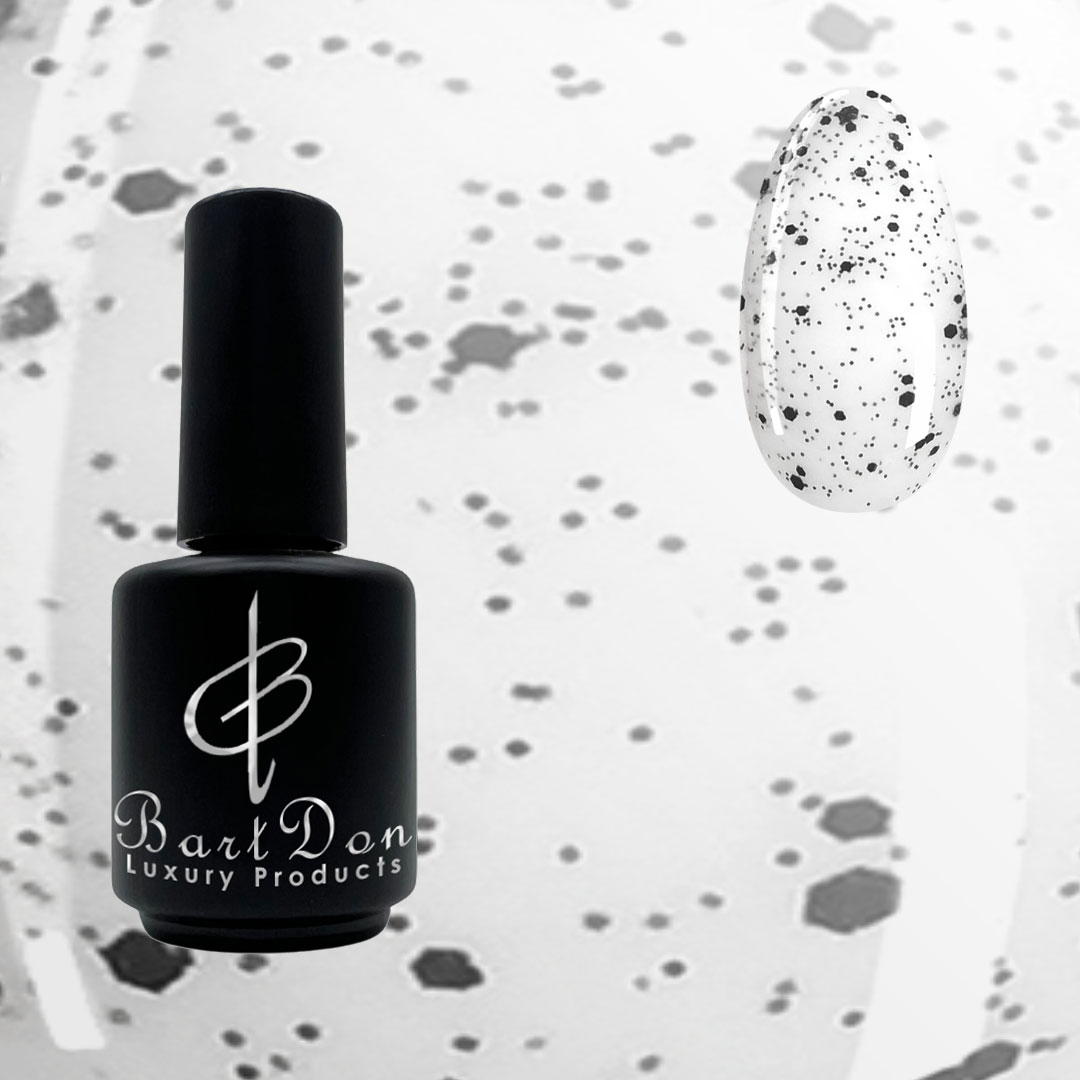 UV Gel Polish - Egg Shell Shiny Black