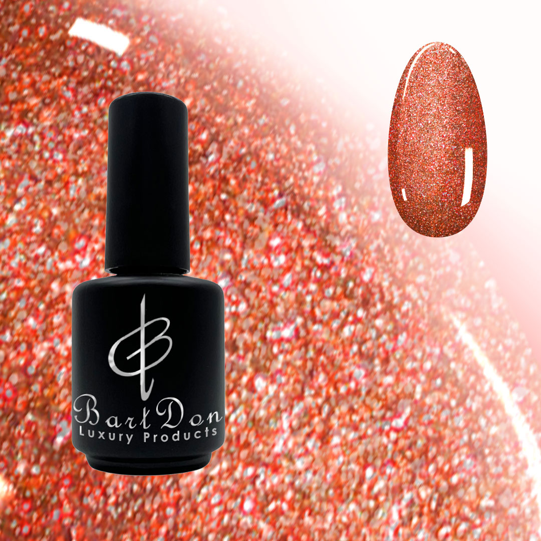 UV Gel Polish - Glam Red Berry Gold