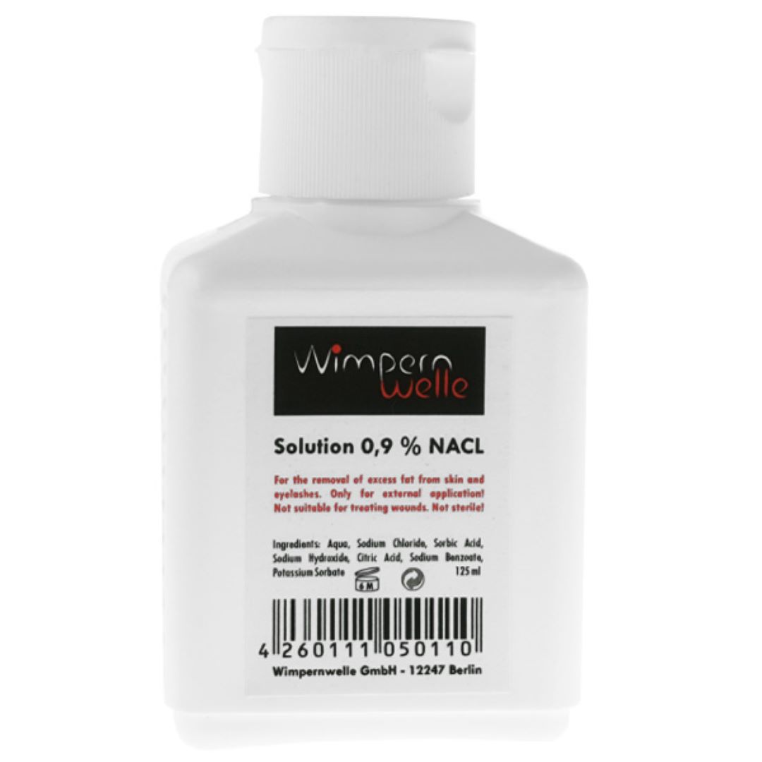Wimpernwelle Χλωριούχο Νάτριο  Solution Chloride 0,9%   NaCl 125ml