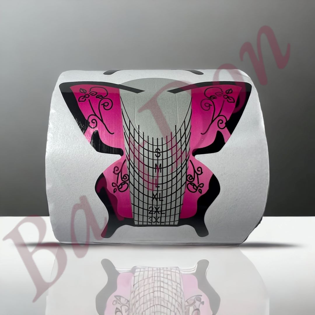 Φόρμες Νυχιών Ρολό Για Επιμήκυνση – Σχήμα Πεταλούδα